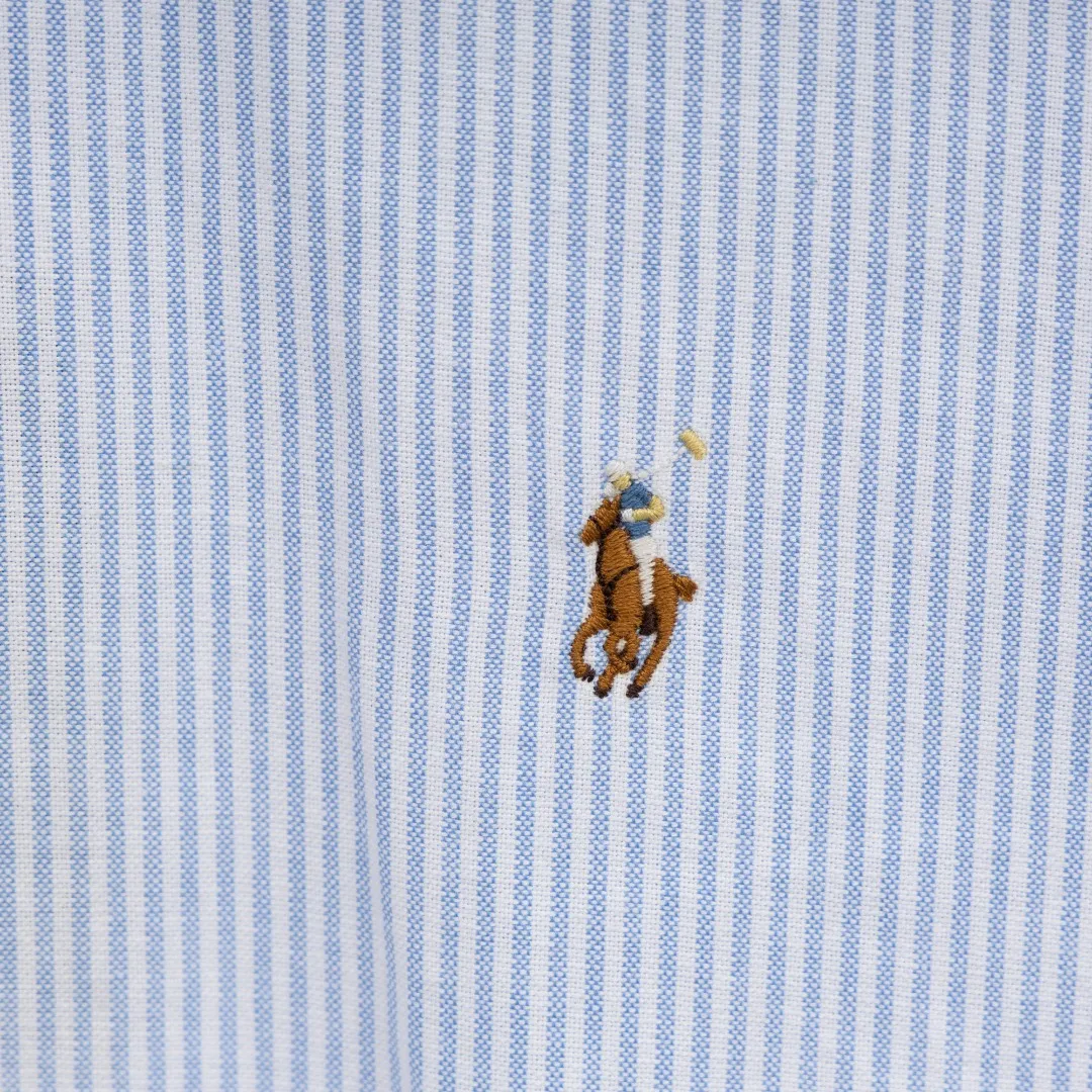 P250 top version (difference in currency) Style: Ralph Lauren POLO embroidered striped long shirt POLO Color: Picture color Size: S-XL Fabric: Pure cotton Accessories: Full set of customized accessories No gender distinction Same style for men and women